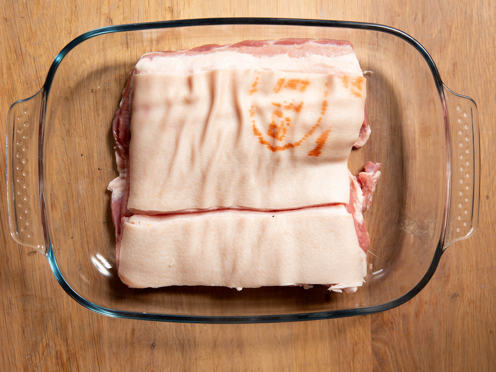 Anderhalve kilo buikspek met zwoerd