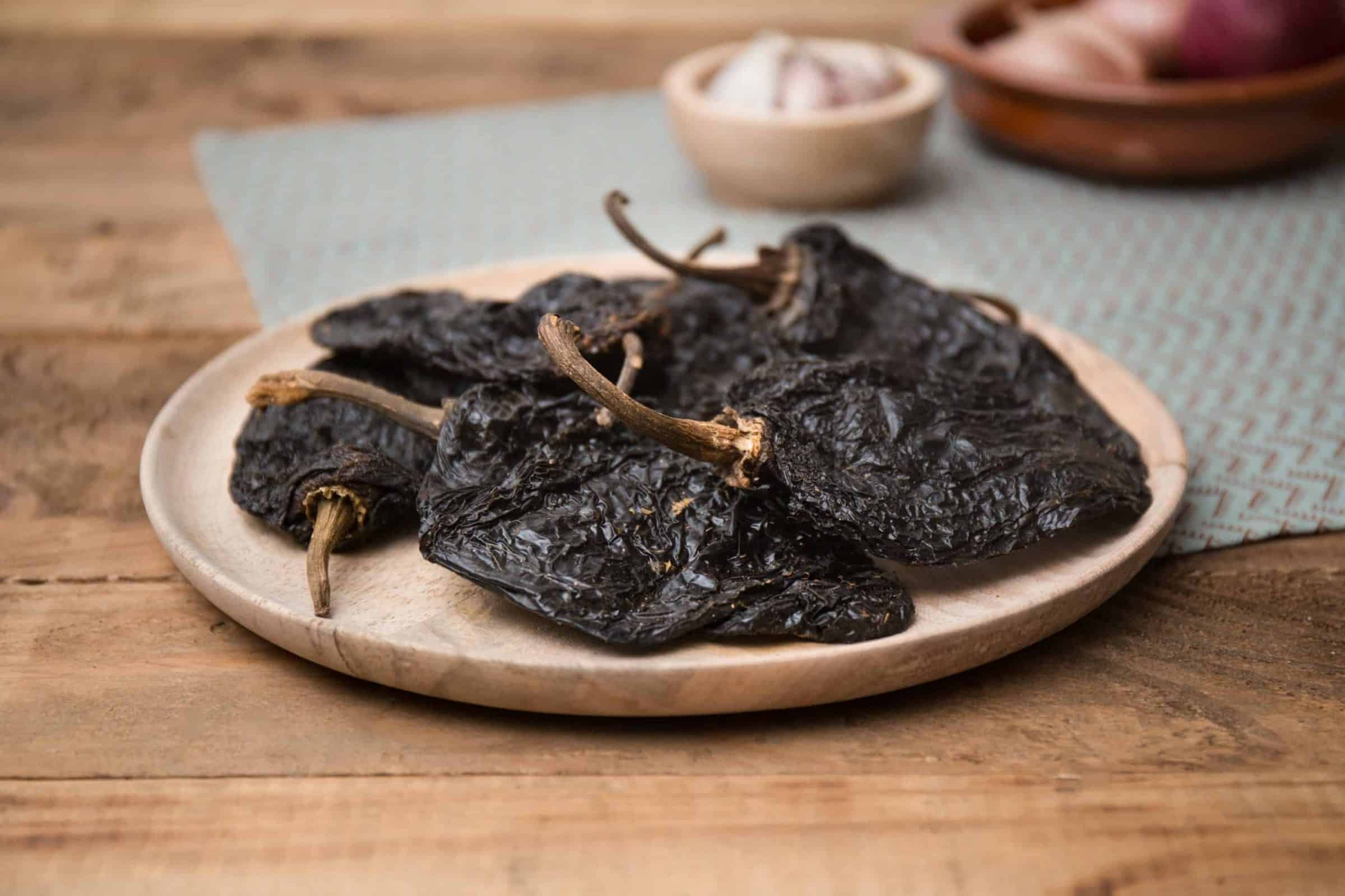 Ancho Pepers (gedroogde Poblano pepers)