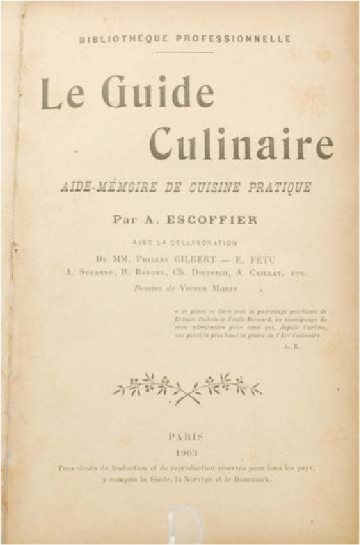 Escoffiers Le Guide Culinaire