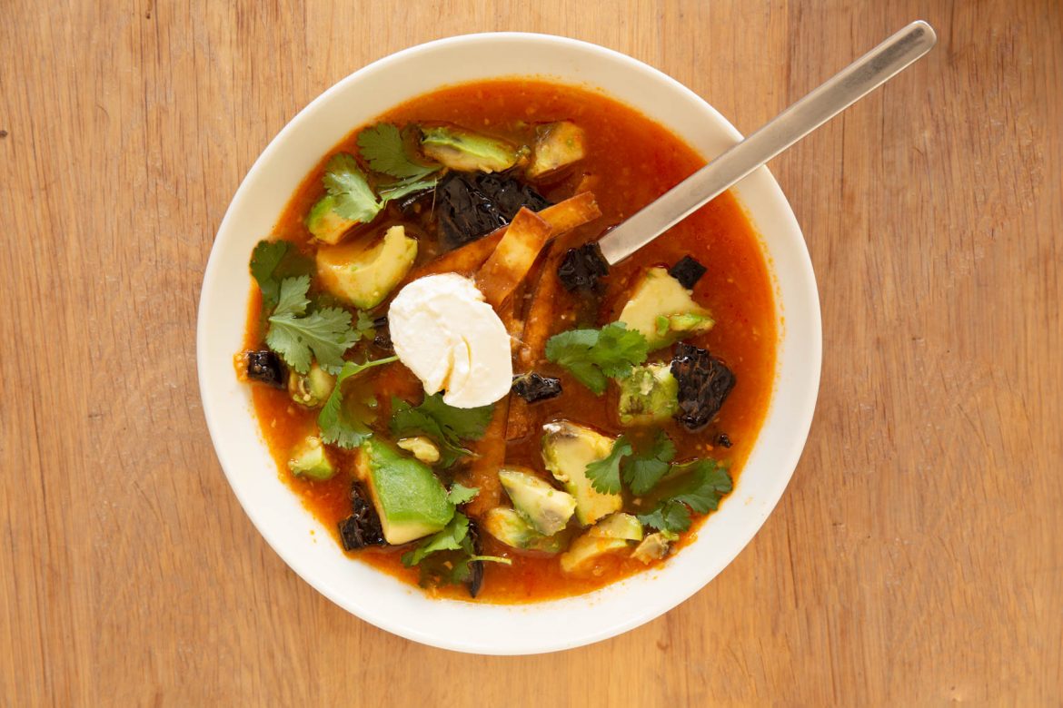 Mexicaanse Tortilla soep