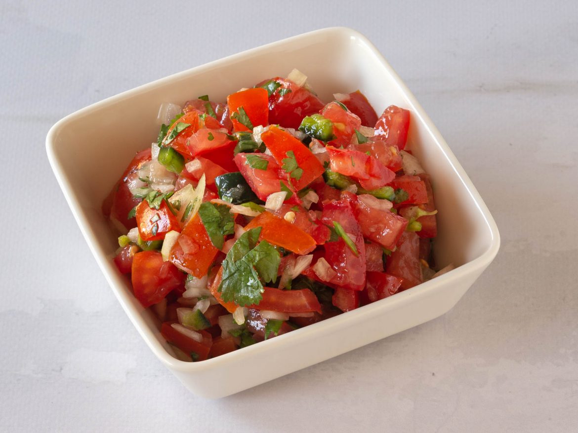 Zelfgemaakte Mexicaanse salsa