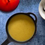 Bloemkoolsoep met curry in Indiase stijl