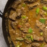 Traditionele Hongaarse rundergoulash