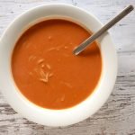 Tomatenroomsoep met vermicelli