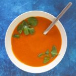 Licht gebonden paprikasoep